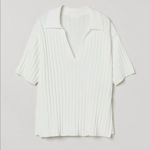 H&M ribbed short set